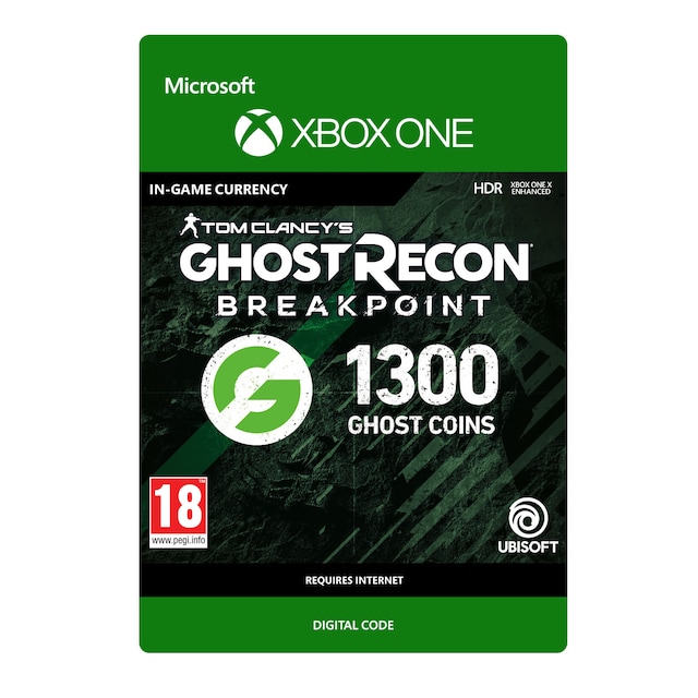 Ghost Recon Breakpoint: 1200 (+100 bonus) Ghost Coins - XBOX One