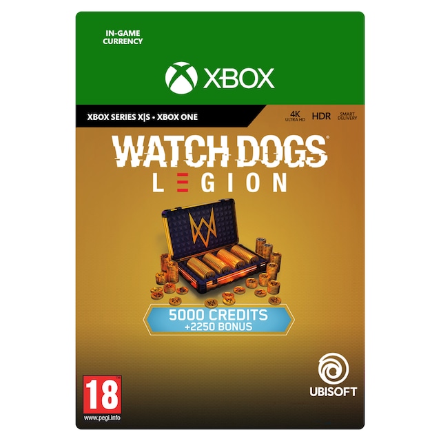 Watch Dogs®: Legion Credits Pack (7250 Credits) - XBOX One,Xbox Series