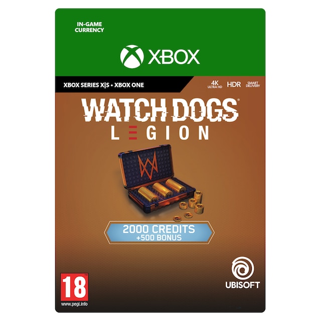 Watch Dogs®: Legion Credits Pack (2500 Credits) - XBOX One,Xbox Series