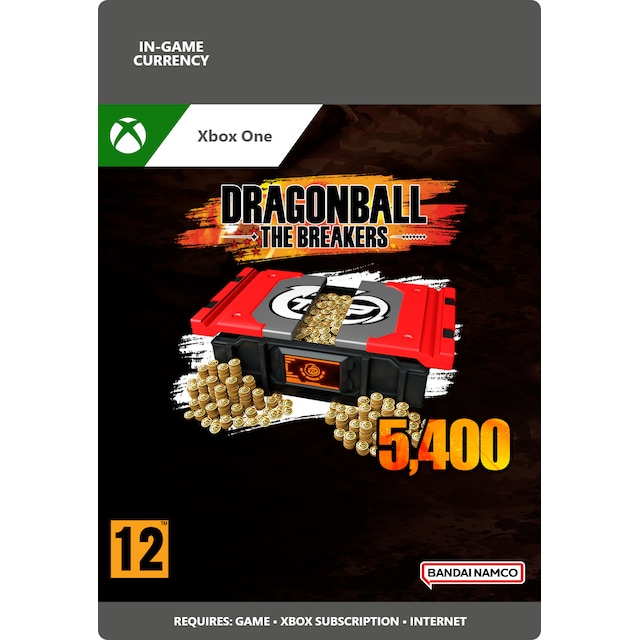 DRAGON BALL: THE BREAKERS - 5400 TP Tokens - XBOX One