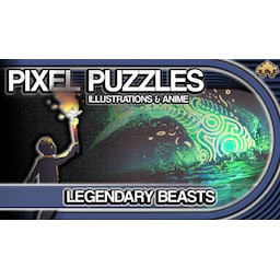 Pixel Puzzles Illustrations & Anime - Jigsaw Pack: Legendary Beasts -