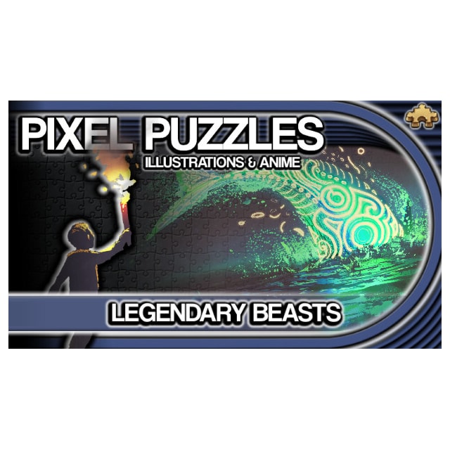 Pixel Puzzles Illustrations & Anime - Jigsaw Pack: Legendary Beasts -