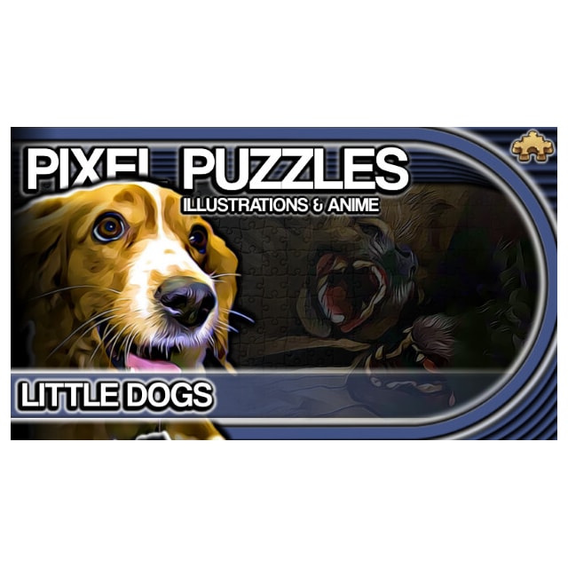 Pixel Puzzles Illustrations & Anime - Jigsaw pack: Little Dogs - PC Wi