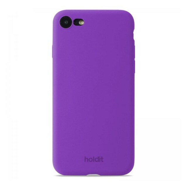 holdit iPhone 7/8/SE Cover Silikone Bright Purple