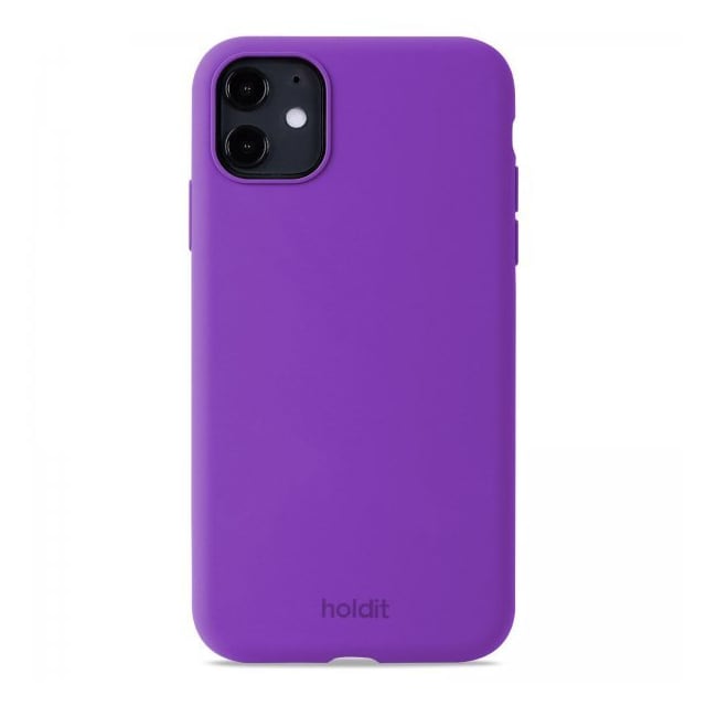 holdit iPhone 11 Cover Silikone Bright Purple