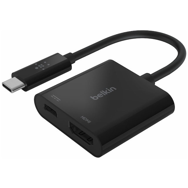 Belkin USB-C til HDMI-kabel og opladningsadapter (60 W)