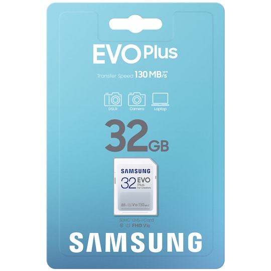 Samsung EVO Plus 32GB SD card | Elgiganten
