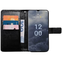 Wallet cover 3-kort Nokia G60 - Sort