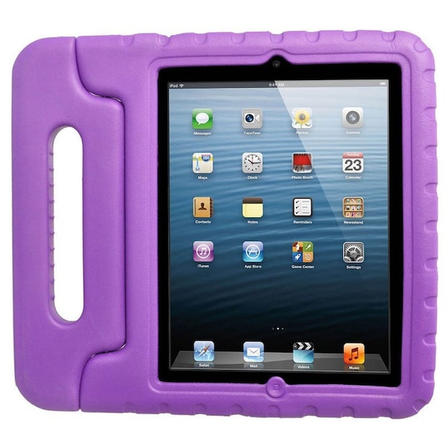 EVA cover med håndtag Apple iPad 2/3/4 9.7 - Lilla