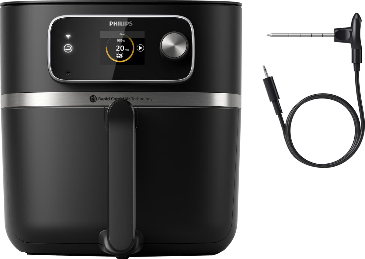 Philips Airfryer Combi 7000 Series 8.3L med fødevaretermometer HD9880/90