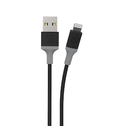 Strikeline ladekabel lightning til USB-A - 120 cm - sort