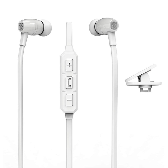 Bluetooth Hovedtelefoner m/Mic+Con - Hvid