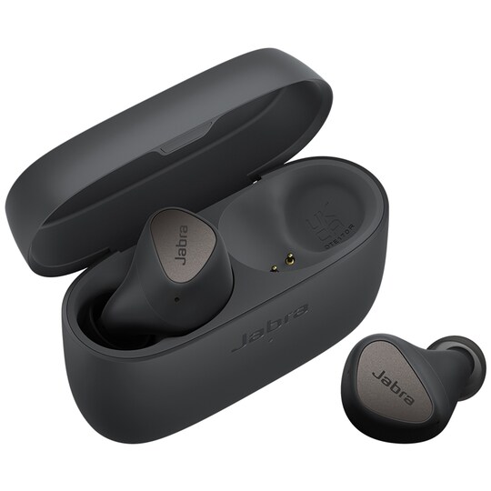 Jabra Elite 4 True Wireless in-ear høretelefoner (dark grey) | Elgiganten
