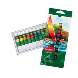 Derwent Academy Oliemaling 12 ml pakke med 12 stk.