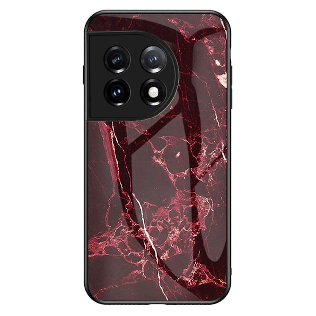 SKALO OnePlus 11 5G Marmor hærdet glas TPU Cover - #5