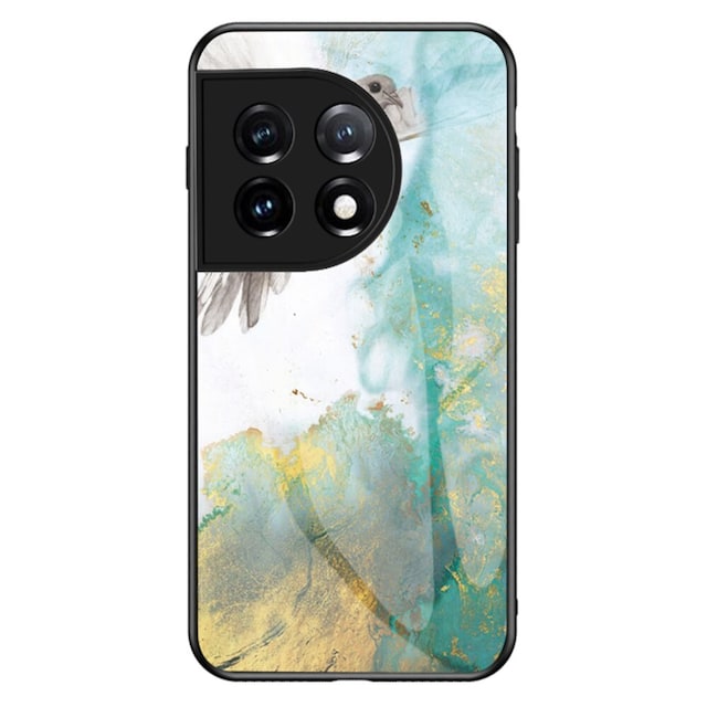 SKALO OnePlus 11 5G Marmor hærdet glas TPU Cover - #4