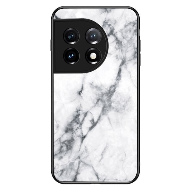 SKALO OnePlus 11 5G Marmor hærdet glas TPU Cover - #6