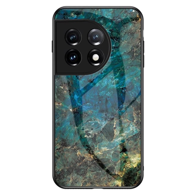 SKALO OnePlus 11 5G Marmor hærdet glas TPU Cover - #3