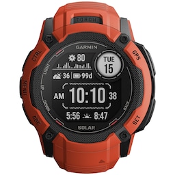 Garmin Instinct 2X Solar udendørsur (rød)