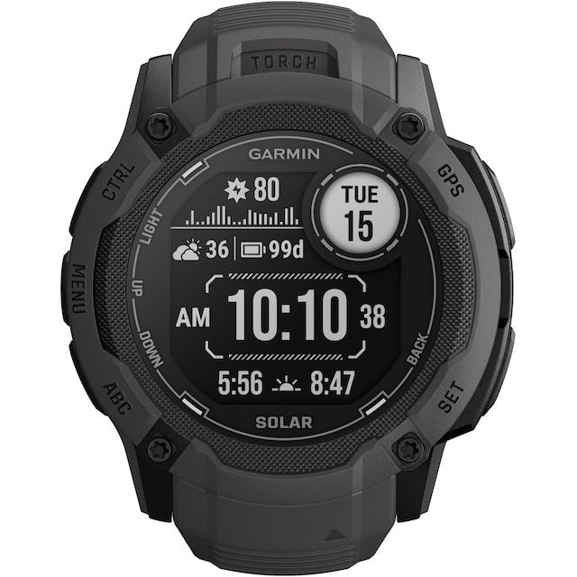 Garmin Instinct 2X Solar udendørsur (grafit)