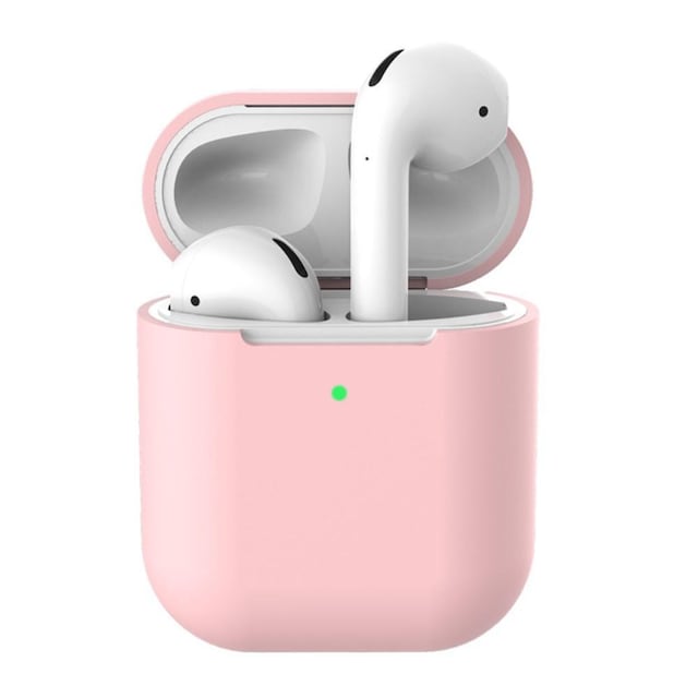 SKALO AirPods 1/2 Ultratyndt silikone Cover - Lyserød