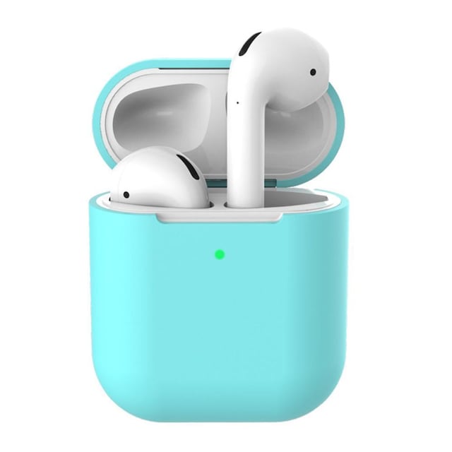 SKALO AirPods 1/2 Ultratyndt silikone Cover - Turkis