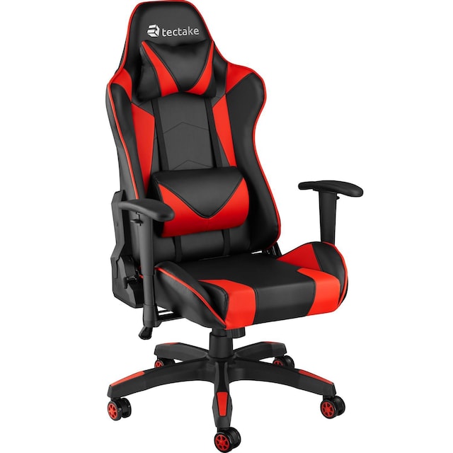 Premium gamer stol Twink - sort/rød