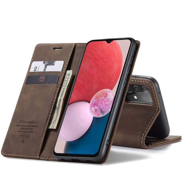 CaseMe Smart Magnet FlipCase Samsung Galaxy A04s - Coffee