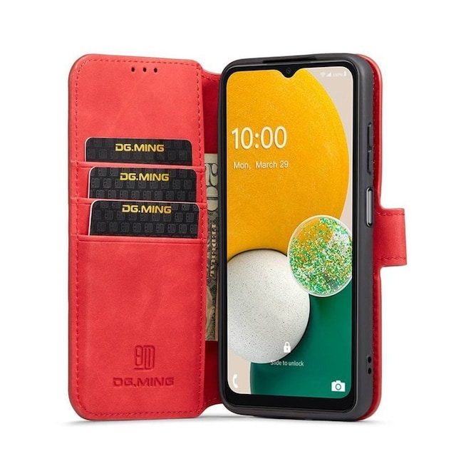 DG-Ming Wallet cover 3-kort Samsung Galaxy A13 5G - Rød