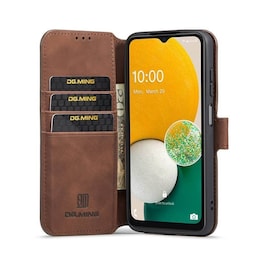 DG-Ming Wallet cover 3-kort Samsung Galaxy A04s - Coffe