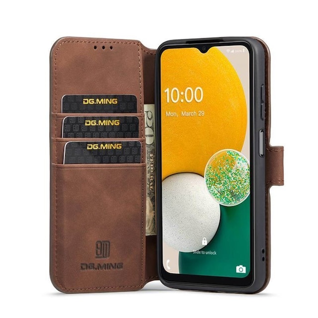 DG-Ming Wallet cover 3-kort Samsung Galaxy A04s - Coffe