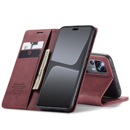 CaseMe Smart Magnet FlipCase Xiaomi 13 Lite - Vinrød