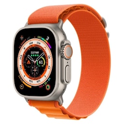 Artic Elastic nylon Armbånd Apple Watch Ultra (49mm) - Orange