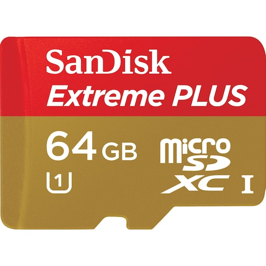 SanDisk Extreme Plus Micro SDXC 64 GB memory-kort | Elgiganten