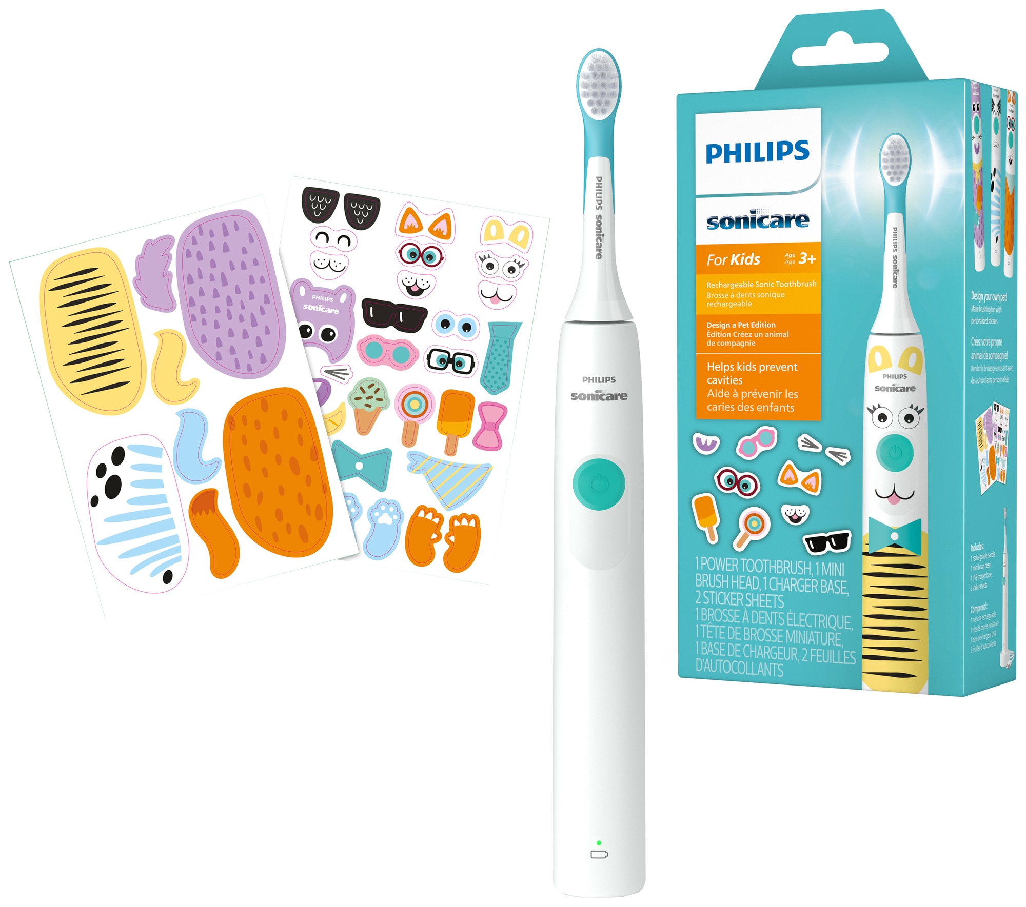 Philips Sonicare elektrisk tandbørste til børn HX3601/01 | Tjek den laveste  pris her og køb i dag