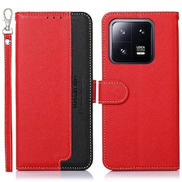 KHAZNEH telefoncover til Xiaomi 13 - rød/sort