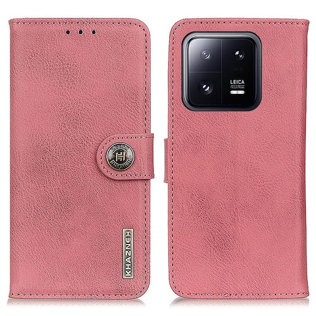 KHAZNEH til Xiaomi 13 Pro 5G tegnebogstaske - lyserød