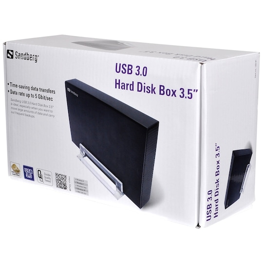Sandberg 3.5" SATA harddisk boks USB 3.0 |
