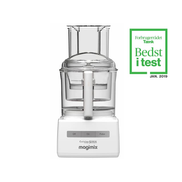 Magimix CS 5200 XL Foodprocessor 27,5 x 21 x 45 cm 1100 watt Hvid