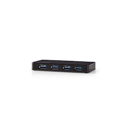 Nedis USB-hub | USB-A Han | 4x USB A Female | 4-Port port(s) | USB 3.2 Gen 1 | Strømforsyning / USB Drevet | 4x USB