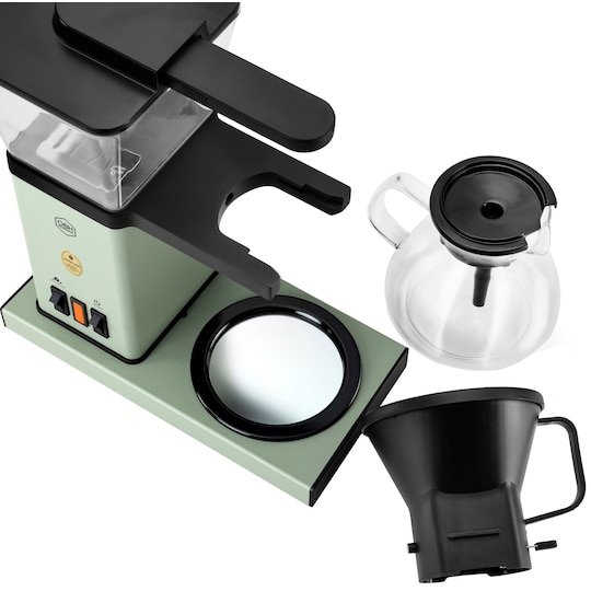 OBH Nordica Blooming Prime kaffemaskine 3000001216 (Misty green) |  Elgiganten