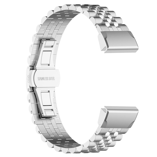 Klockarmband i rostfritt stål Sølv Garmin Fenix 5X 6X / 3 Sapphire / Descent | Elgiganten