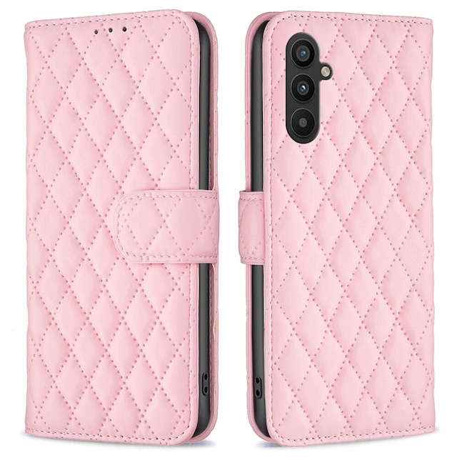 SKALO Samsung A34 5G BINFEN COLOR Quiltet Pung - Pink