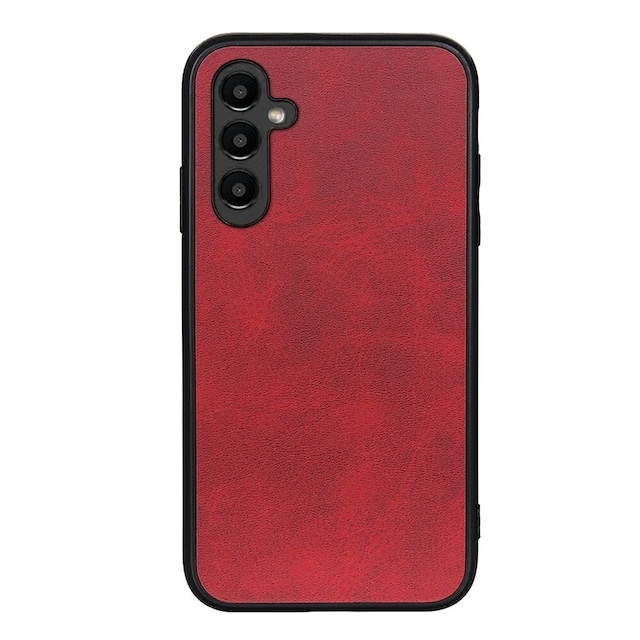 SKALO Samsung A14 4G/5G PU-læder Hybrid Cover - Rød