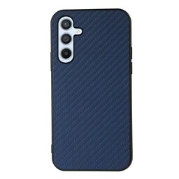 SKALO Samsung A54 5G Carbon Fiber TPU cover - Blå