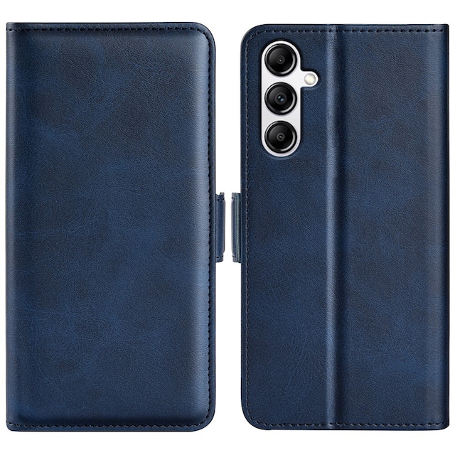 SKALO Samsung A34 5G Premium Wallet Flip Cover - Blå