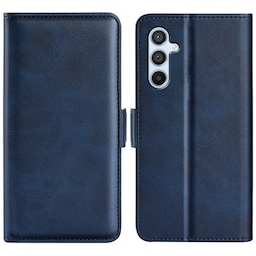 SKALO Samsung A54 5G Premium Wallet Flip Cover - Blå