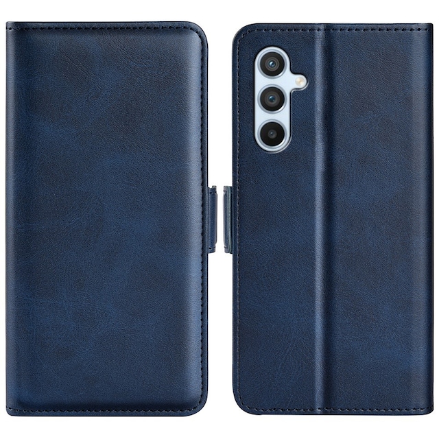 SKALO Samsung A54 5G Premium Wallet Flip Cover - Blå