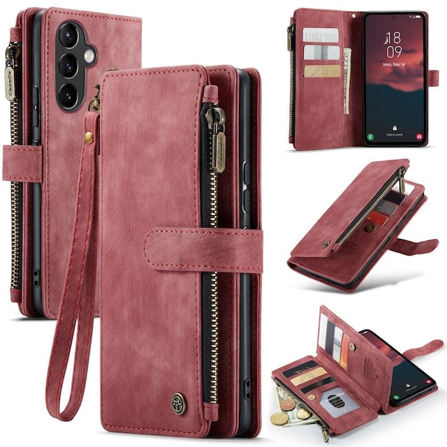 CaseMe Samsung A54 5G CaseMe Big Wallet Pungetui - Rød