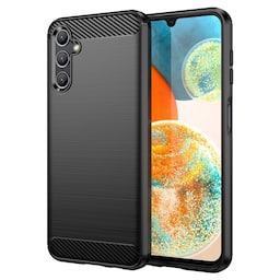 SKALO Samsung A14 4G/5G Armor Carbon Stødsikker TPU-cover - Sort